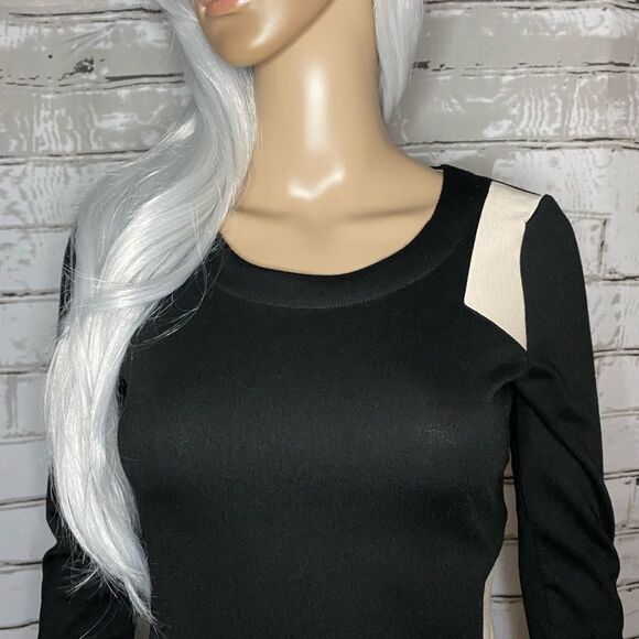 Lucca Couture Body Con Color Block Long Sleeve Dress Size Small - Picture 3 of 8